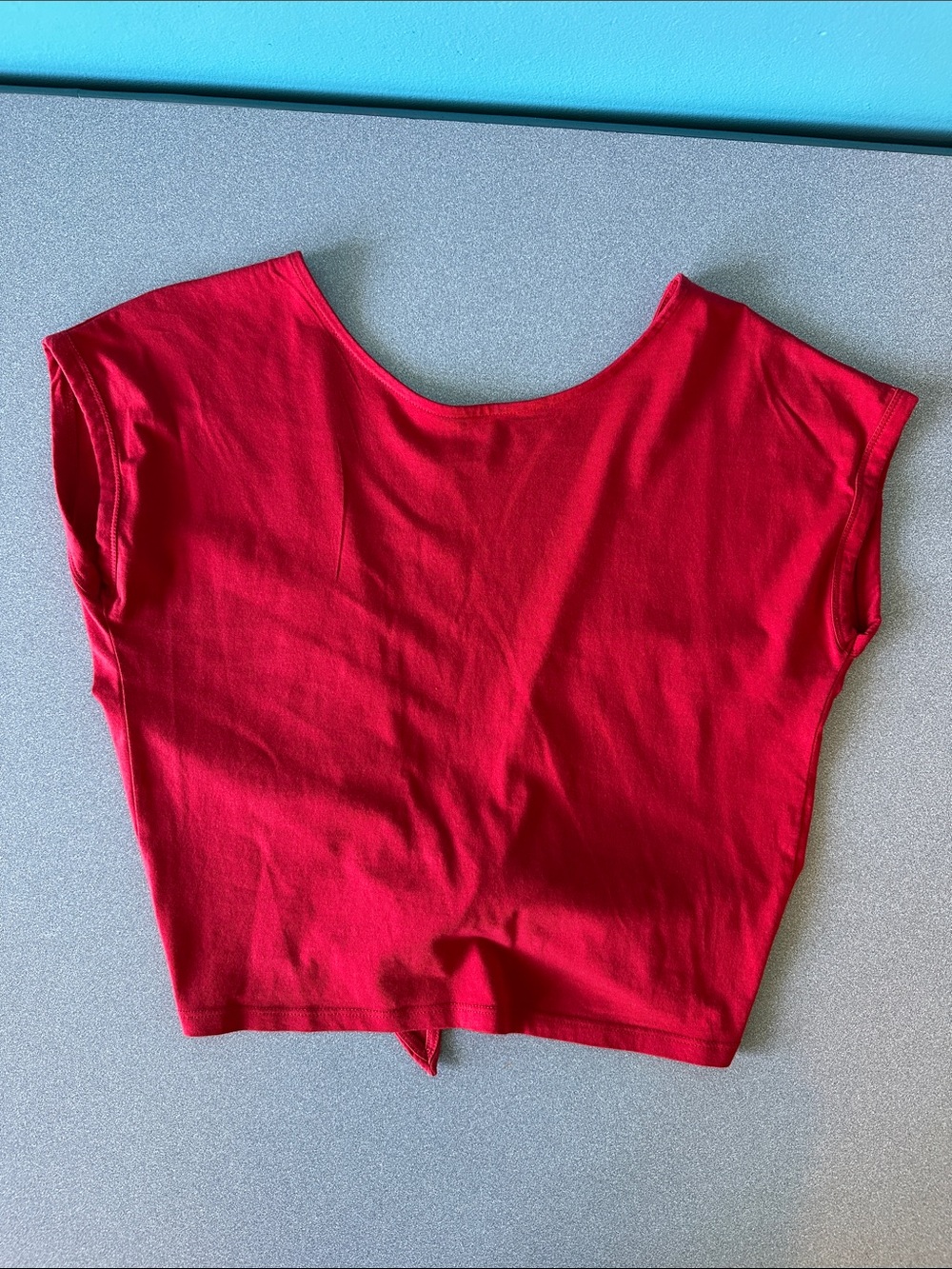 WILFRED | RED | TIE BACK SHIRT | SMALL